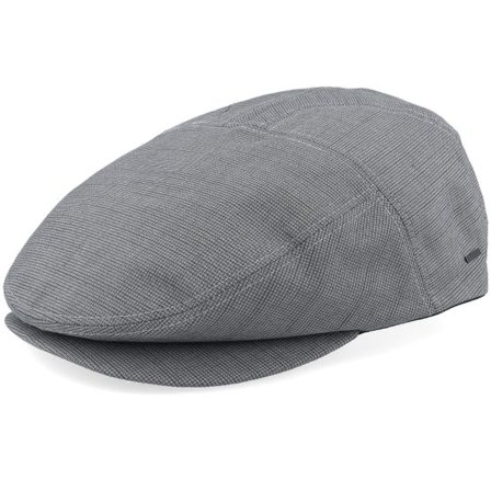 Bailey - Grå flatcap Keps - Slater Grey Flat Cap @ Hatstore