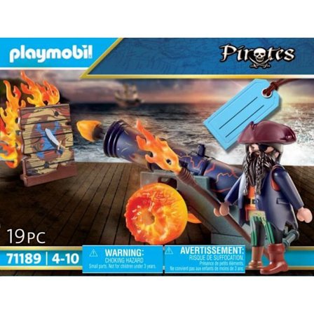PLAYMOBIL - 71189 - Pirat och eldkanon - Blandat - Inomhus - Barn