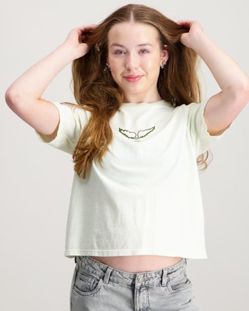 Zadig&Voltaire SHORT SLEEVES TEE-SHIRT Vert T-shirts Fille - Kids Brand Store