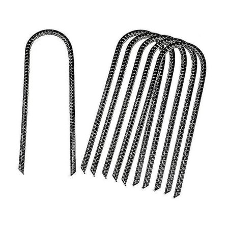 8 kpl Trampoliinin kiinnitysankkurit U-muotoiset Raskaat Metalliset Kiinnitysnaulot 30cm-yuhao