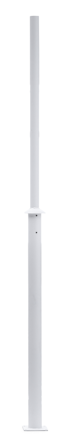 Westal Fast Stolpe 2,15 m Hvit, Belysning