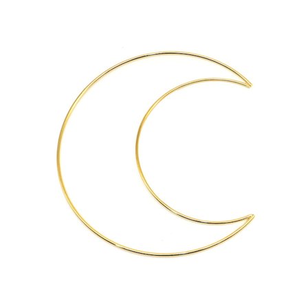 50-200mm Kuun Muotoinen Unisiepparin Kehys Metallinen Makramee Kuu Vanne Käsintehtyyn Unisiepparin Valmistukseen Seinäkoristeeksi