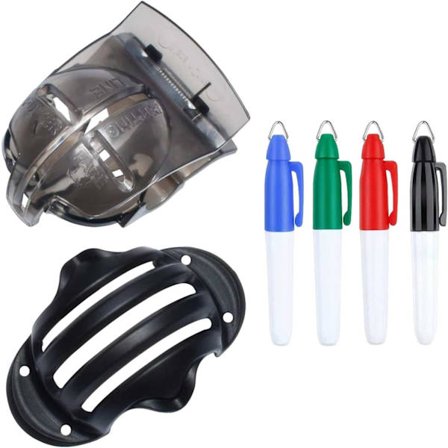 Golfbold linje skabelon markør skabelon tegning mærke justering Pu