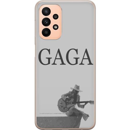 Yhteensopiva Puhelinkuori Samsung Galaxy A23 5G Stitch ympäröity mustikoilla söpössä kawaii-tyylisessä nallekarhussa