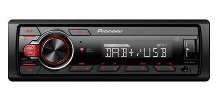 PIONEER Car Media Receiver Black, Red