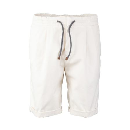 Brunello Cucinelli Shorts vit, Herr Chinos Shorts, Herr, Storlek: L