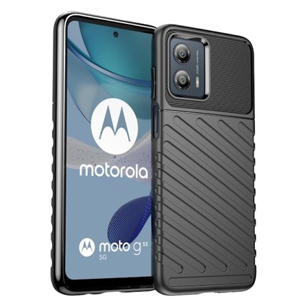 Thunder Motorola Moto G53 Etui - Sort