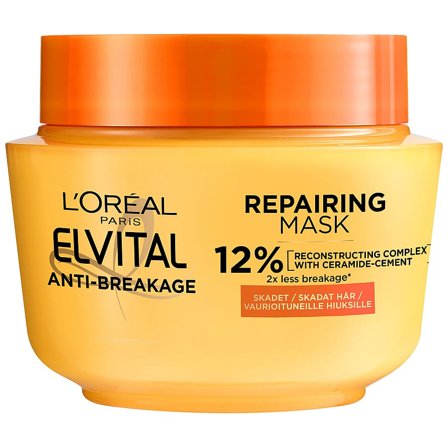 L'Oréal Paris Elvital Maske Anti-Breakage 300 ml, Hår, Shampoo & Hårpleje, Hårkur