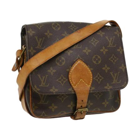 Louis Vuitton Vintage Louis Vuitton Cartouchiere , Bruin , Dames , Maat: ONE Size Vintage Tassen