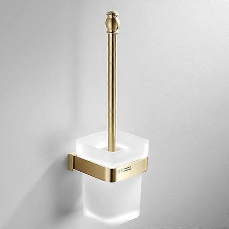 Moderne luksusdesign badeværelsesrenovering fuld kobber håndklædeholder messing børstet guld badeværelsestilbehør sæt håndklæde hængende 