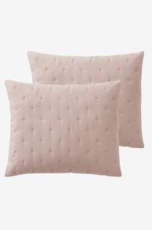 Jotex - Putetrekk 2-pk 50x60 Cm Pudderrosa - CALM - Kjøp Pynteputer & trekk hos Jotex