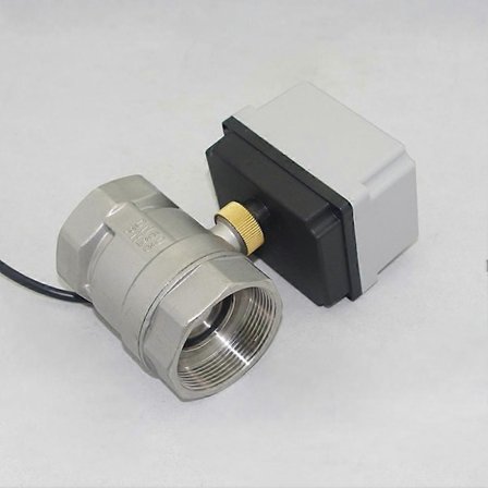 Motoriserad ventil i rostfritt stål 220V 3-tråds 2-kontrolls elektrisk kulventil Stort vridmoment 1/2