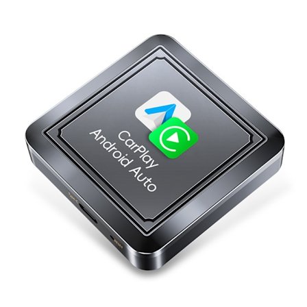 2-i-1 trådløs adapter for Apple CarPlay og trådløs adapter for Android Auto.