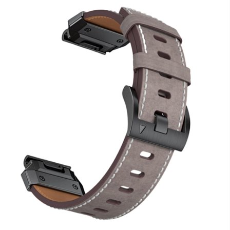 Klockarmband i Äkta Läder för Garmin Fenix 8/7X/7/6/5/965