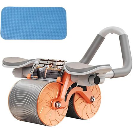 2023 Ny notering Automatisk Rebound Bukhjul Armbågsstöd AB Hjulrulle För Core Workout Med Timer Bukhjul