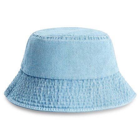Lacuna | Licht Gewassen Denim Bucket Hat voor mannen - Bucket hats