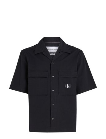 Calvin Klein Jeans | Seersucker Ss Shirt | XS