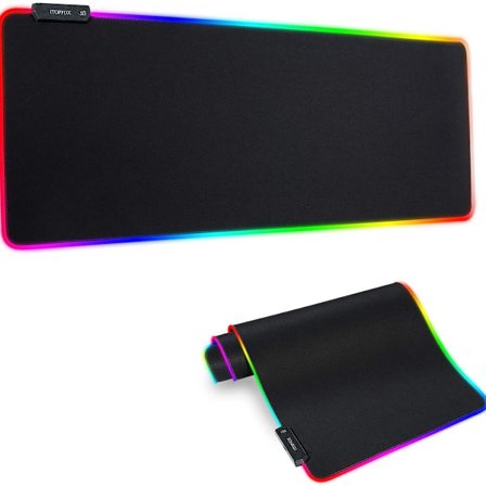 RGB gaming mousepad - stor og langstrakt LED mousepad, 14