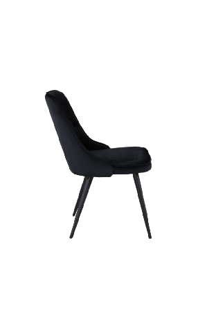 Venture Home Velvet Deluxe Matstol 2-pack Stolar Svart