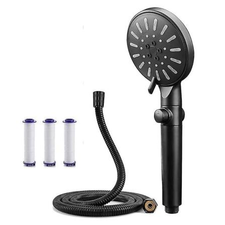 Suihkupää Letkulla, Painetta lisäävä suihkupää, Suodattimella