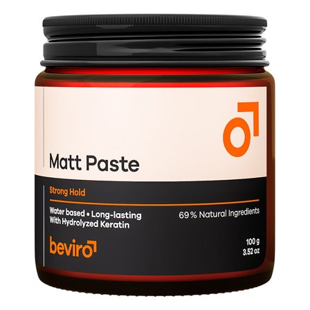 Beviro Matt Paste, Strong Hold 100 g, Hår, Hårstyling, Hårvoks