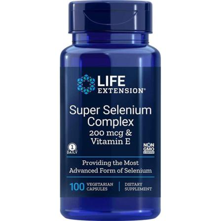 Dietary Supplements Life Extension Super Selenium Complex Grenade Produkt Av Avvikande Storlek