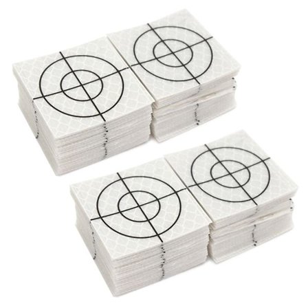 200 kpl Prisma Mittausheijastinlevy Total Station Tunnelimittaukseen