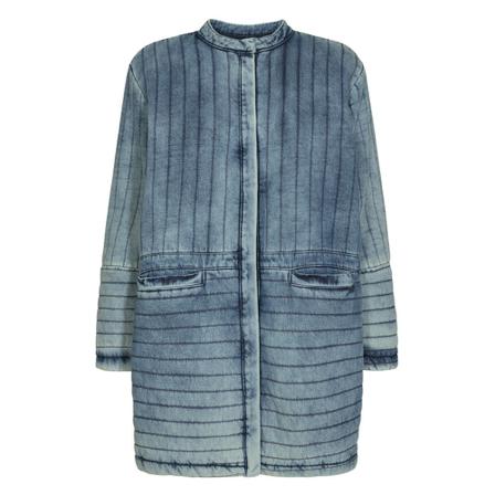 IVY Copenhagen, Suzy quilted denim jacket azid pompei Blauw, Dames, Maat:L,Katoen