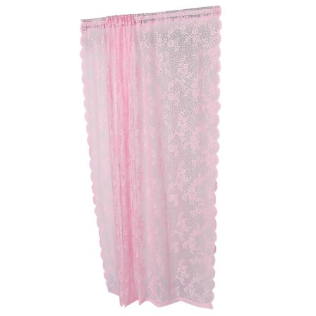 Läpikuultava verhopaneeli, vaaleanpunaiset pitsiverhot ikkunan peittämiseen, olohuoneeseen, auringonvalon suodatus, 180 x 145 cm, 1 kpl (FMY)