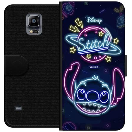 Samsung Galaxy Note 4 Lompakkokotelo Stitch Neon