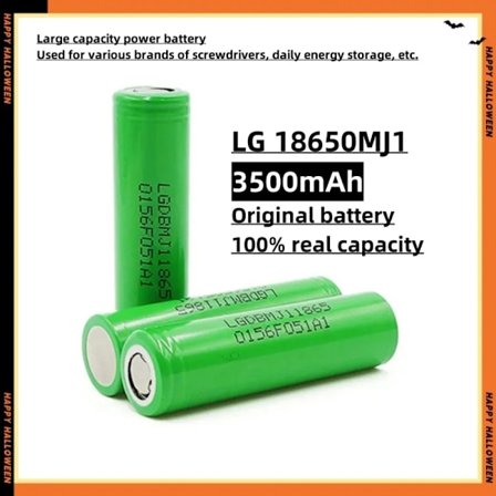 Nyt 18650 lithium batteri 3500mAh 3.7v 25A INR18650 MJ1 højeffekt elværktøj batteri 18650 genopladeligt batteri+oplader