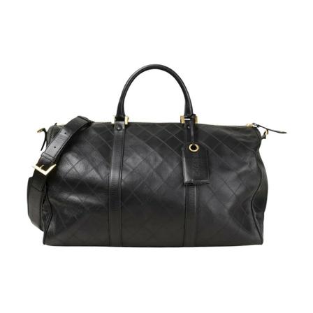 Chanel Vintage Pre-owned Weekend Väska svart, Dam Vintage Väskor, Dam, Storlek: ONE SIZE