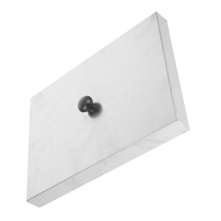 Kødboller Maskine Støv Cover Rustfrit Stål Boks Cover glat overflade, stærkt og robust rustfrit stål materiale gør