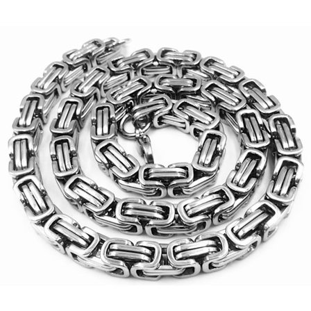 Grov Kejsarlänk i Stål(rostfritt),håller färgen livet ut!