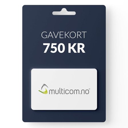 Gavekort pålydende kr 750,-