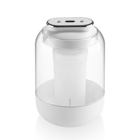 Luftfuktare för Hem Sovrum Sovsal med Konstant Luftfuktighet Aroma USB (Plug-in Modell) med Dubbel Spray och LED-ljus