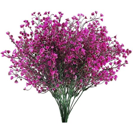 4 st konstgjorda blommor lila konstgjorda blommor dekoration plastblommor dekoration konstgjorda blommor (ros röd)(ros röd)