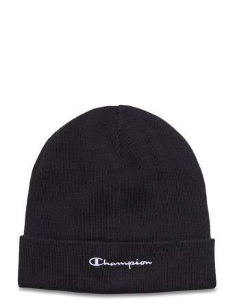 Beanie Cap Accessories Headwear Beanies Blå Champion