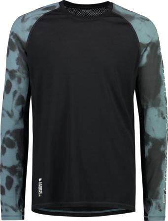 Mons Royale Men's Temple Merino Air-Con LS Men base layer tops Black M
