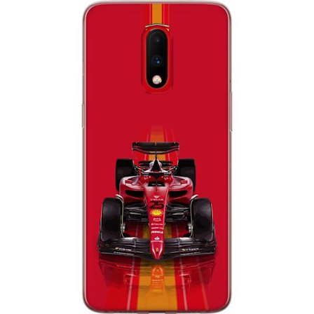 Yhteensopiva Puhelinkuori OnePlus OnePlus 7 Ferrari Formula 1 -auto ikonisessa punaisessa muotoilussa urheilullisella tarkkuudella