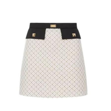Elisabetta Franchi, Short Skirts Biały, Kobieta, Rozmiar: M