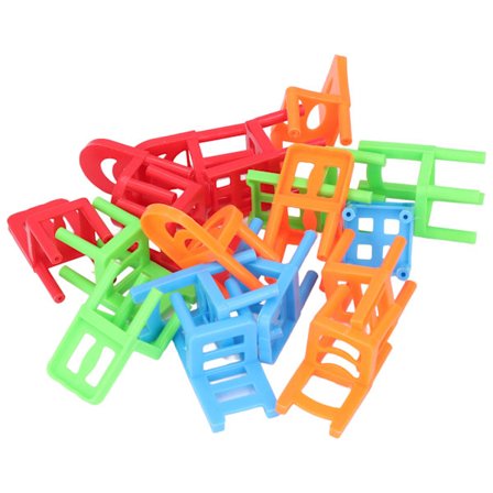 Barn Balanserende Stol Leke Multiplayer Interaktiv Stabling Stol Spill Brettspill for Feriefest