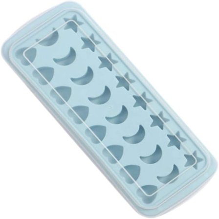 Moon Stars og Heart Cube Bakke Silikone Forme 24-Cavity