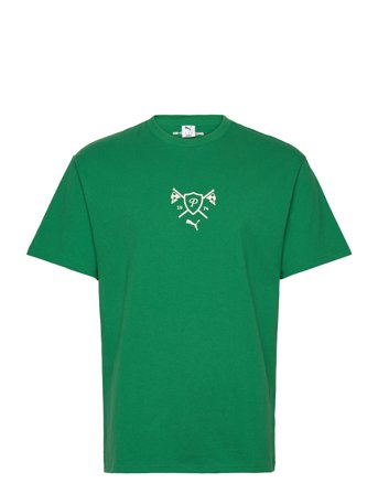Pl Lifestyle Graphic Tee Green PUMA