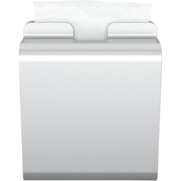 SERVIETTDISPENSER BORD SØLV*