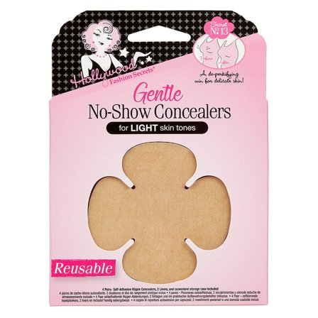 Hollywood Fashion Secrets No-Show Concealers Light 4 Par Light, Tøj & Bolig, Bh'er, Nipple Covers