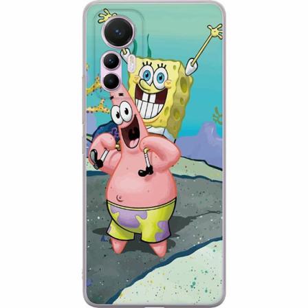 Xiaomi 12 Lite Genomskinligt Skal Spongebob Fyrkant
