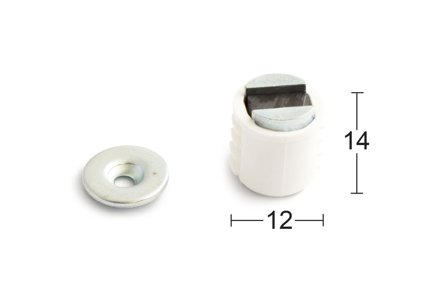 Habo 40691 Magnetlås hvit, Alarm & sikkerhet