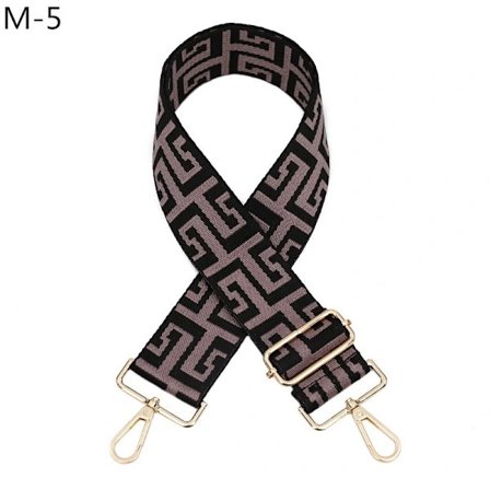 Axelband, 5 cm breda axelband, justerbara axelband Lila