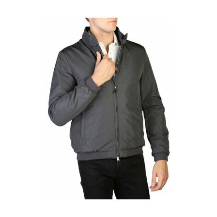 Geox, Light Jackets Blauw, Heren, Maat:M